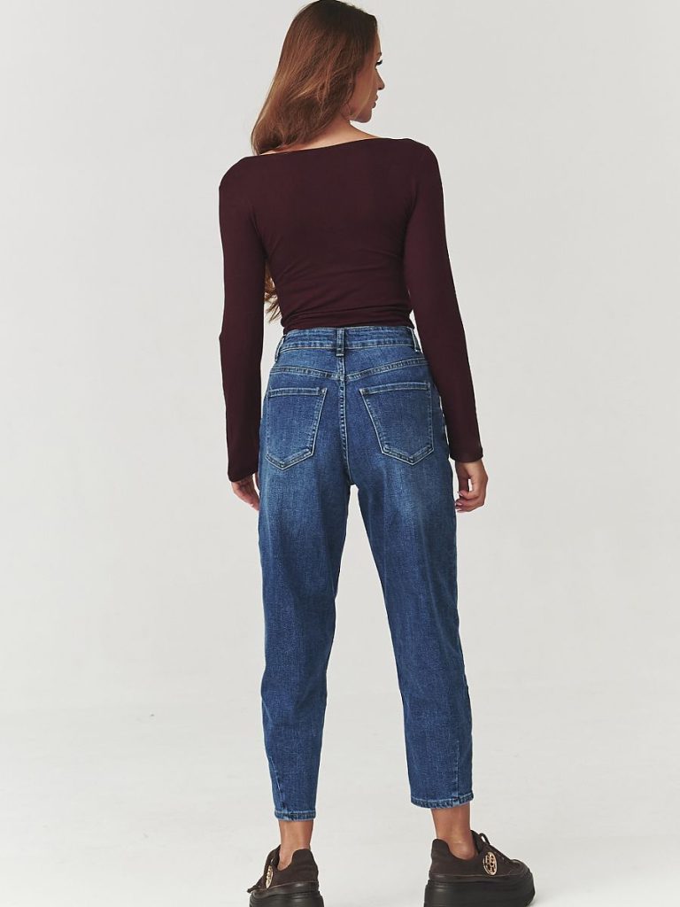 Chemise viscose carreaux col délicats coupe ajustée féminine — vue 2