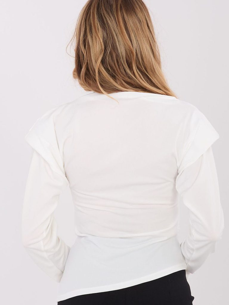 Blouse Mathilde avec épaulettes structurantes et détail métal — vue 2