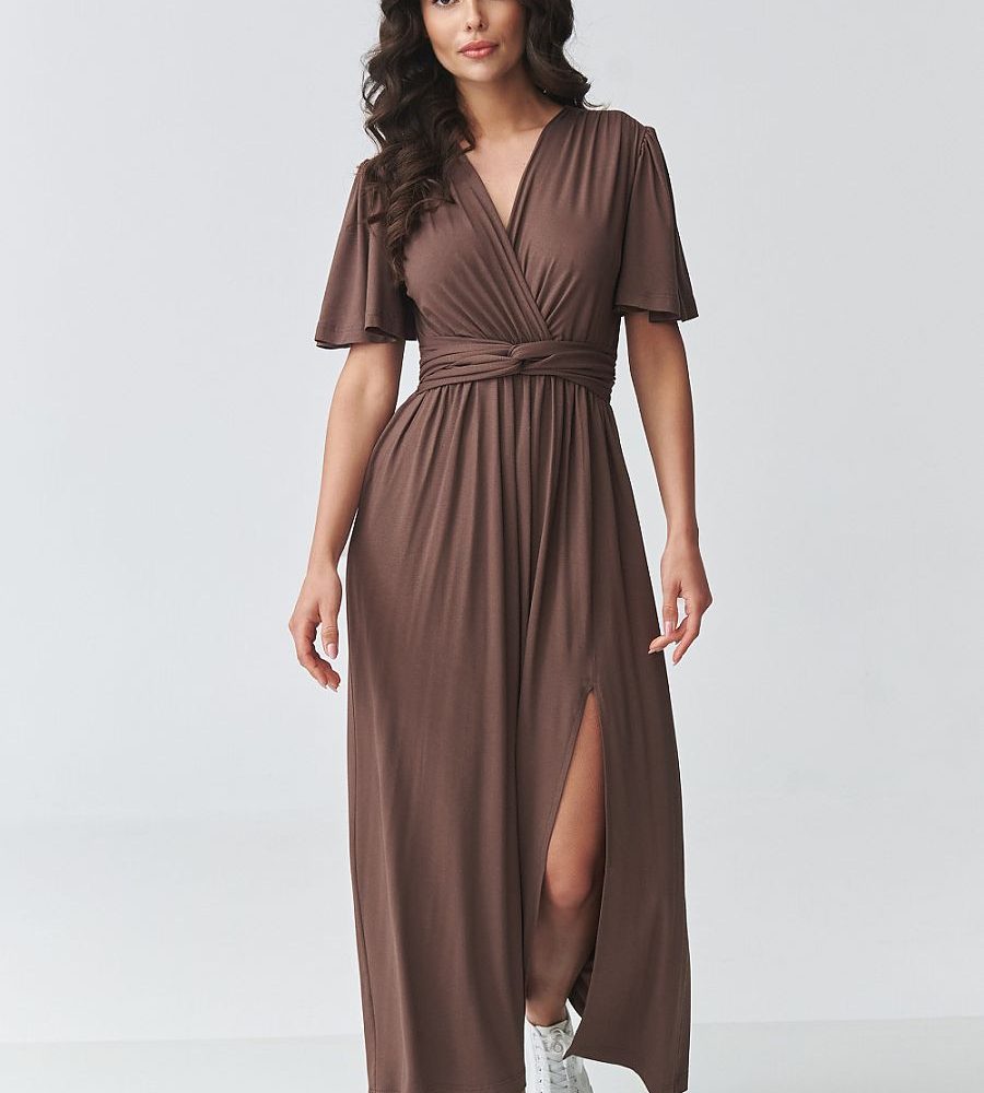 Robe Maxi Élégance Cache-Cœur