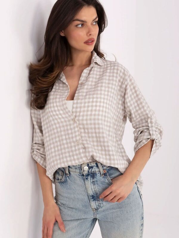Chemise collection country beige