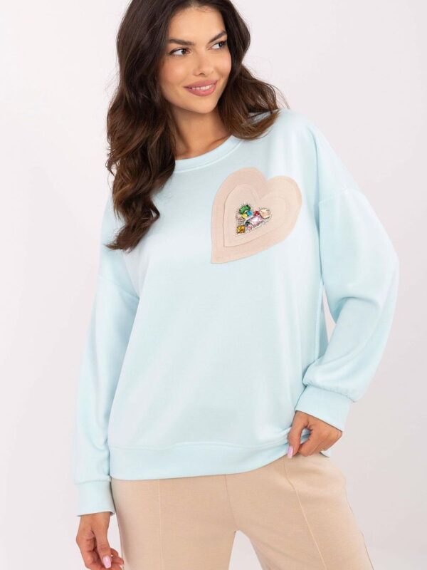Sweatshirt  ciel cœur