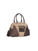 Sac à main old look beige