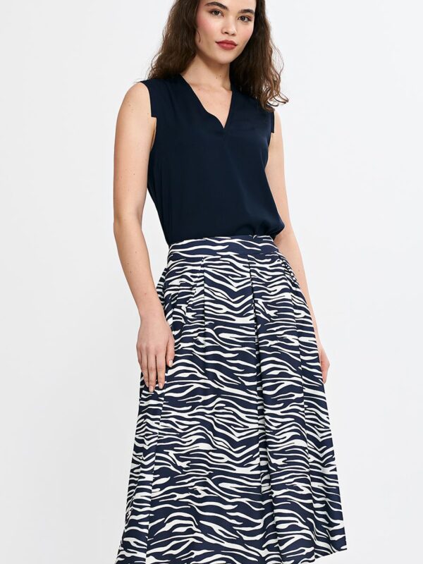 Jupe Madame motif zèbre