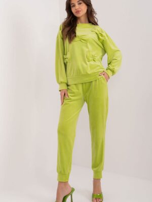 L`ensemble homewear nœuds vert pomme