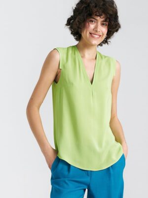 Top sans manches vert pomme