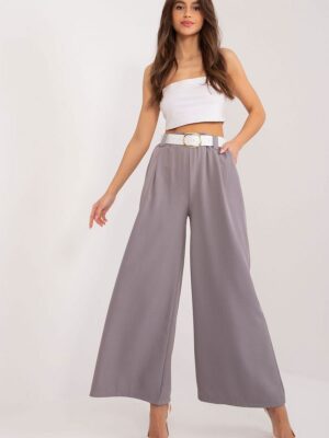 Pantalon palazzo gris