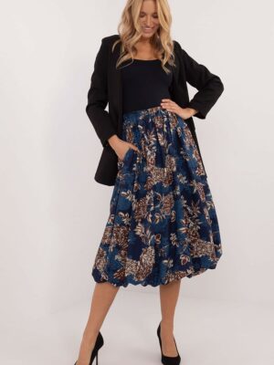 Jupe collection fleurie bleue