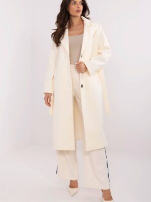 Manteau Elégance blanc cassé