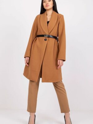 Manteau l'indispensable 3/4 ocre