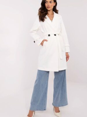 Manteau épaulette blanc