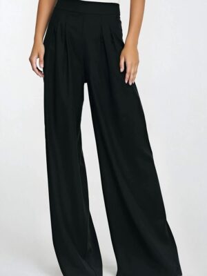 Pantalon collection lin noir