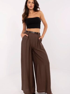 Pantalon palazzo chocolat