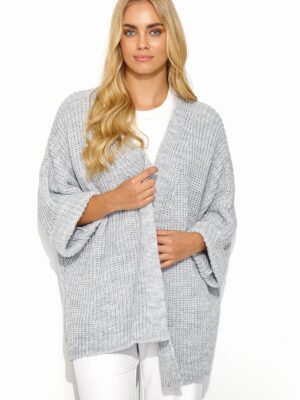 Cardigan gris clair
