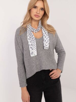Pull long collection automne gris