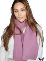 Echarpe laine lilas