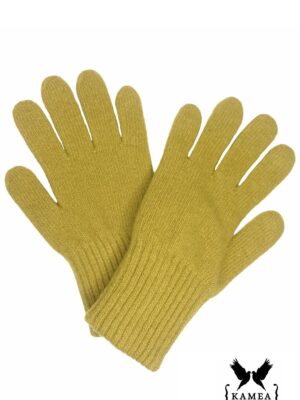 Gants laine vert