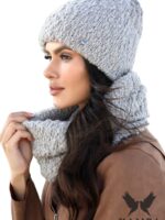 Ensemble laine beige