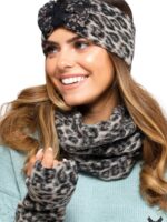 Bandeau léopard beige