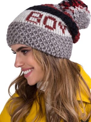 Bonnet infinity rouge