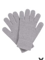 Gants basics gris clair