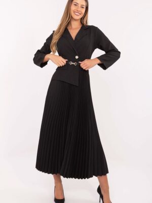 Robe de jour ceinture noire