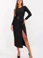Robe portefeuille noire