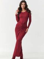 Robe de jour ultra bordeaux