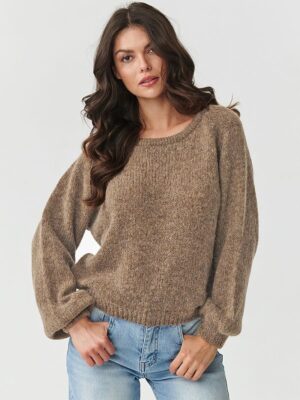 Pull collection kid/mohair miel
