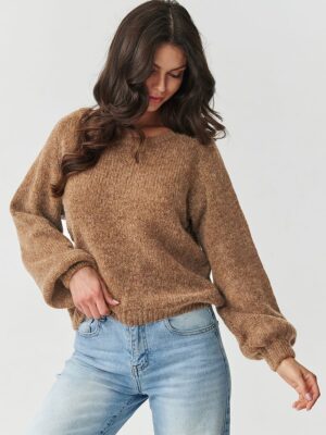 Pull collection kid/mohair ocre