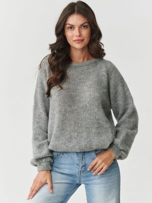 Pull collection kid/mohair gris