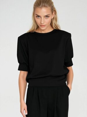 Blouse manche 3/4 noire