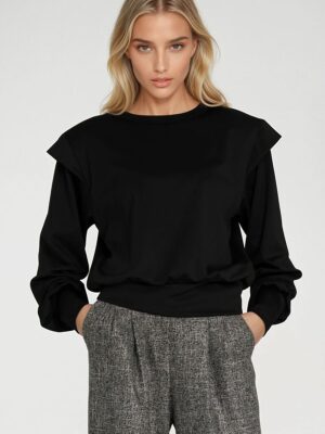 Sweet-shirt Aurore  noir