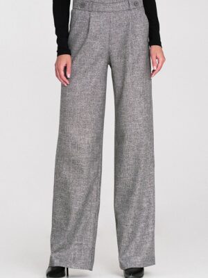 Pantalon long spodnica gris clair