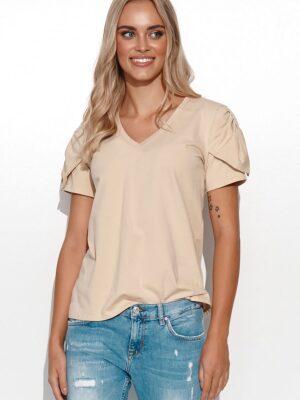 Teeshirt uni beige