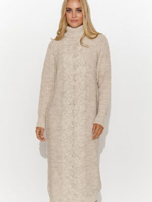 Robe pull hiver blanche