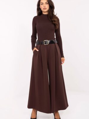 Pantalon palazzo chocolat