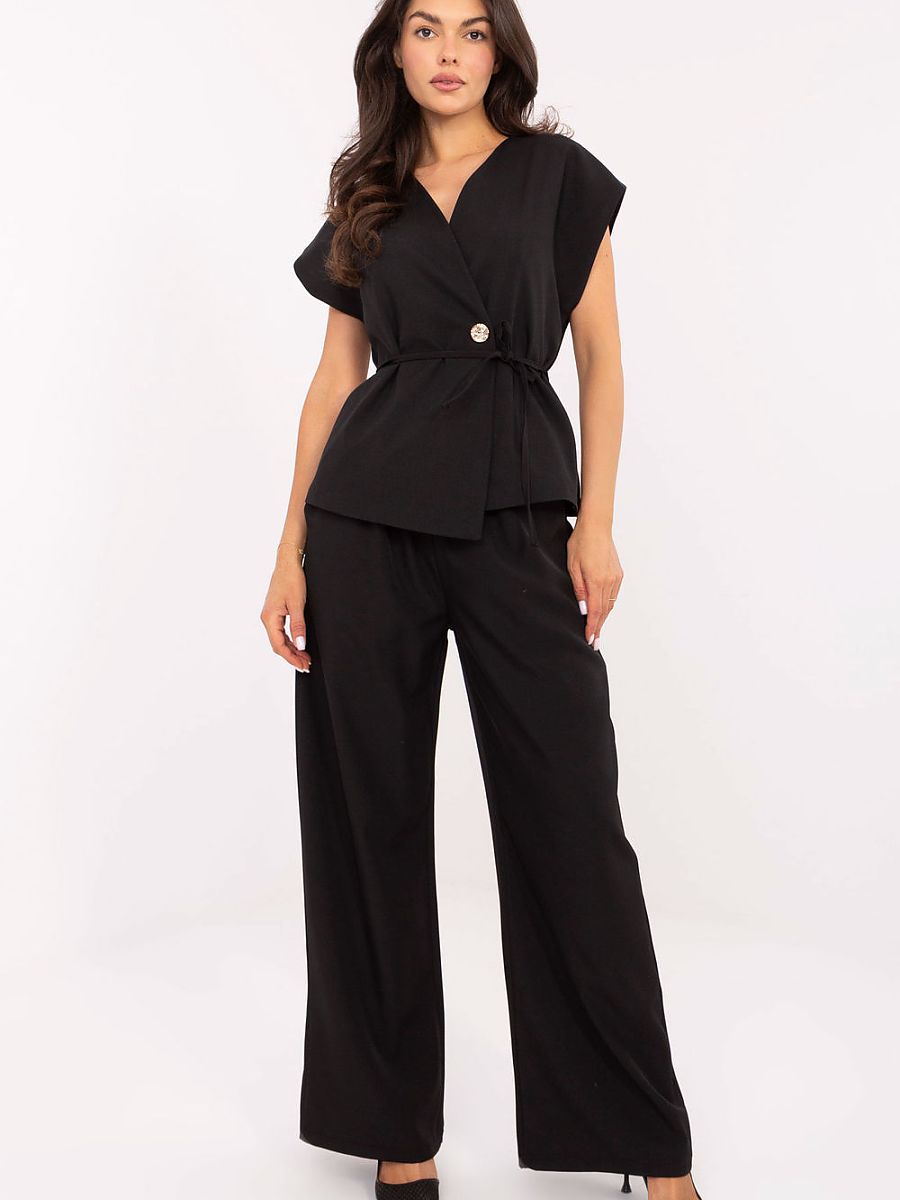 Ensemble gilet pantalon noir