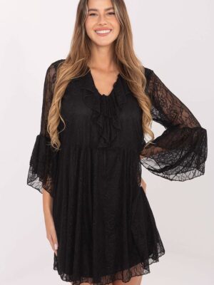 Robe dentelle noire