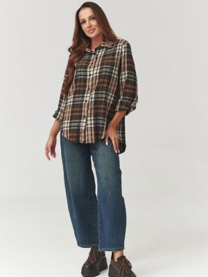 Chemise manche longue model 219733 Makadamia