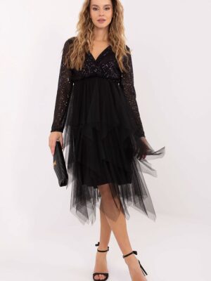 Robe de fêtes tulle noire