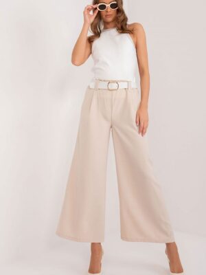 Pantalon palazzo beige