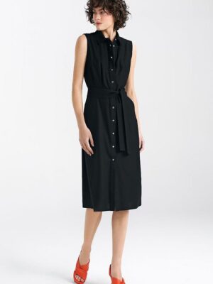Robe noire collection lin