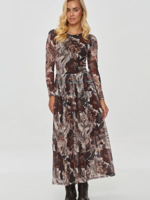 Robe de jour collection country chocolat