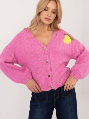 Gilet automne rose