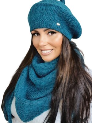 Béret Ophélia Turquoise