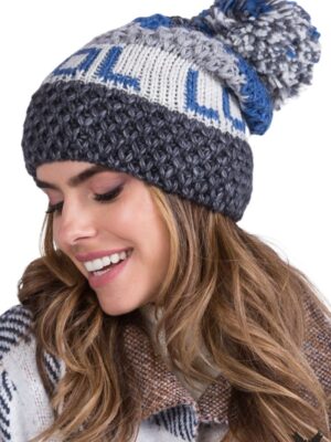 Bonnet infinity bleu