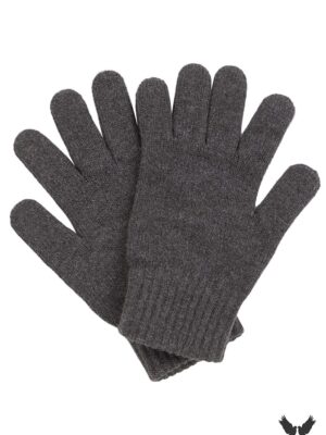 Gants basics gris foncé