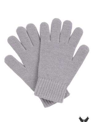 Gants basics gris clair