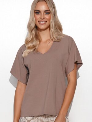 Teeshirt uni sable