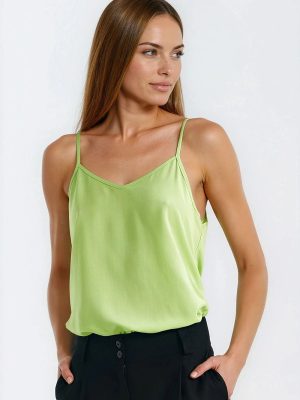 Débardeur viscose Sophia couleur neutre, coupe régulière, bretelles fines